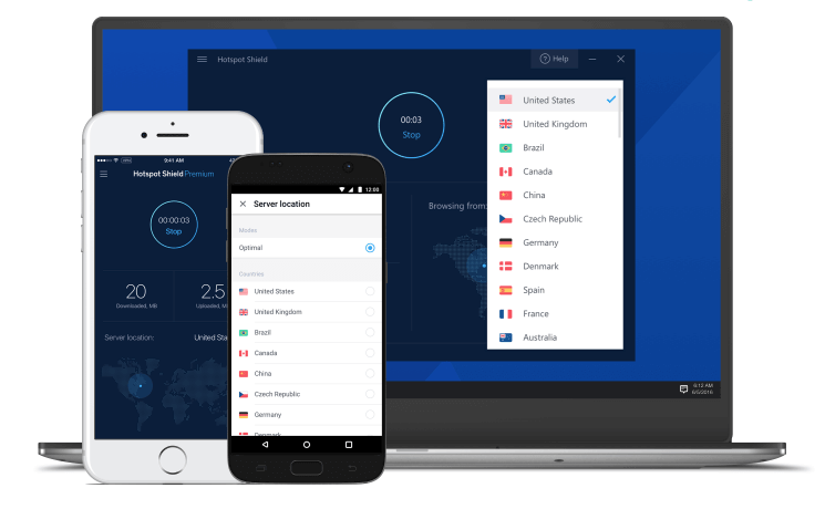 Hotspot Shield VPN đem lại cho bạn một cách dễ dàng và an toàn để lướt Web  ẩn danh và riêng tư